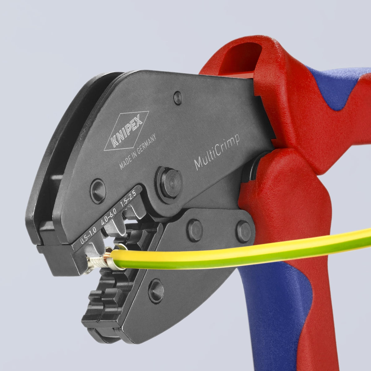 Knipex Tools 97 33 01 MultiCrimp Pliers and Quick Changer Magazine with 3-Interchangeable Crimping Dies