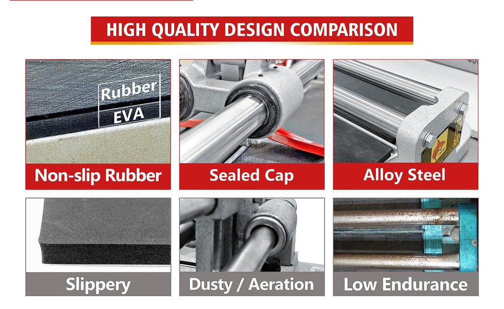 Professional Tile Cutter - 29" (755mm),Taiwan's Top 1 Pro Tile Cutter Brand,Strong Base, Precision Tungsten Carbide Cutting Wheel - Ideal for Porcelain Tiles in Precision Cutting Industry"