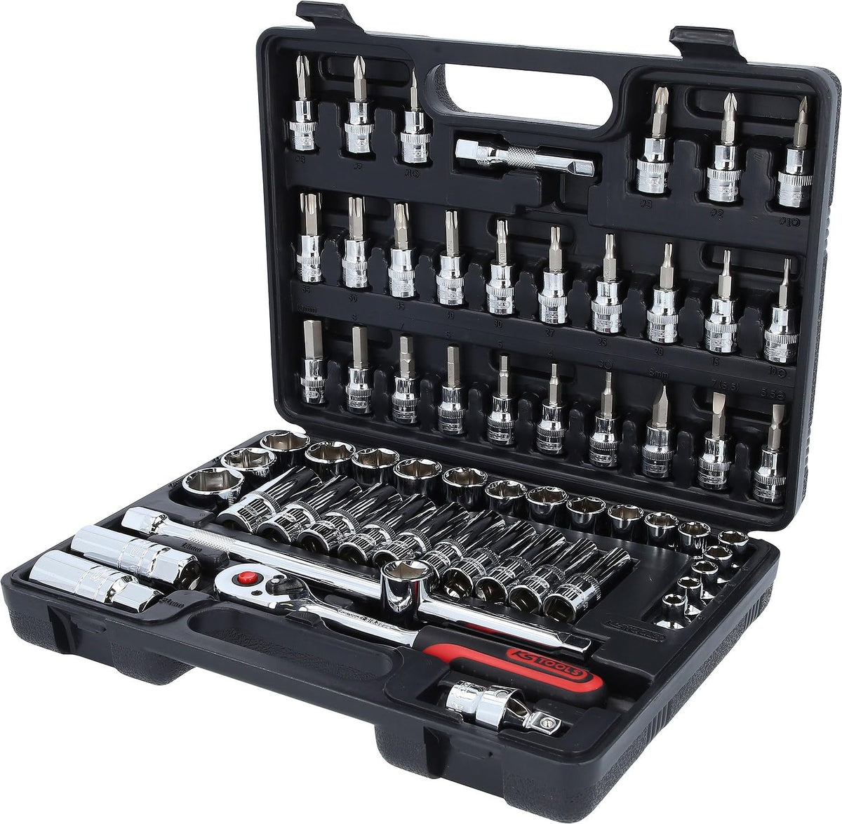 KS TOOLS 3/8" CHROMEplus Socket Set, 61 pcs