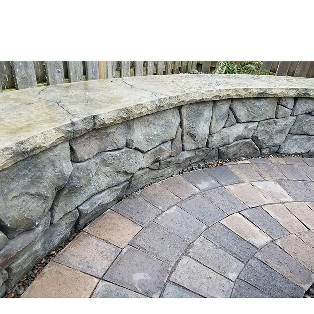 Bon 32-512 Countertop Edge Form - Aggressive Split Stone 2-1/4 Tall 6 Foot Long