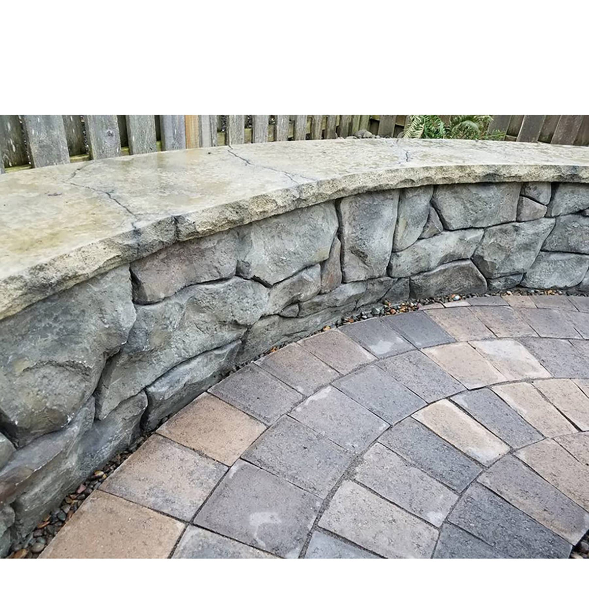 Bon 32-512 Countertop Edge Form - Aggressive Split Stone 2-1/4 Tall 6 Foot Long