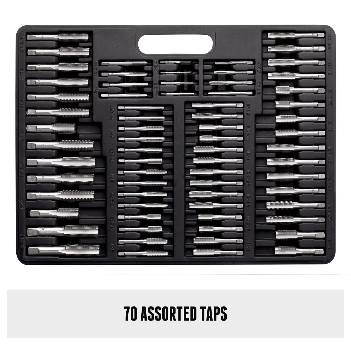 Metric & SAE 261 Piece HSS Drill Thread Repair Kit & 110 Piece Tap & Die Tool Set Bundle - THREAD261-110MM