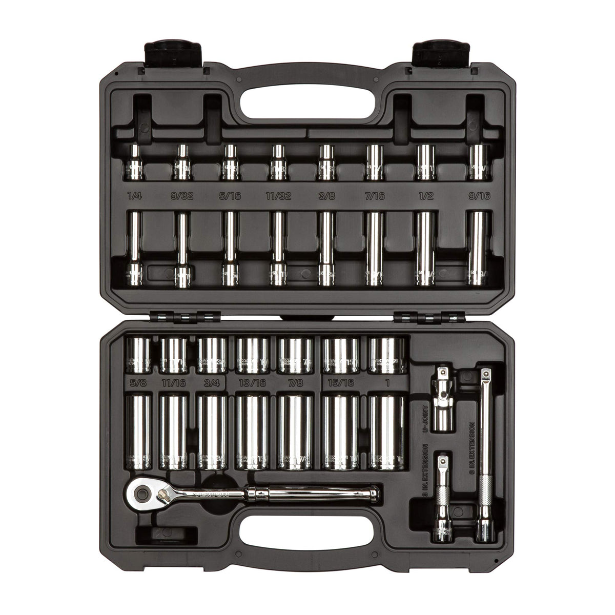 TEKTON 3/8 Inch Drive 12-Point Socket and Ratchet Set, 117-Piece | SKT16303