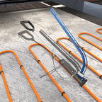 Underfloor Heating Pipe Clip Tacker Gun, Handheld Pipes Staples Device,for 20mm Clips, for Home Improvement