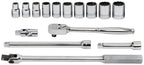 Williams WSS-15FTB 15-Piece 1/2-Inch Drive Socket and Drive Tool Set with Tool Box