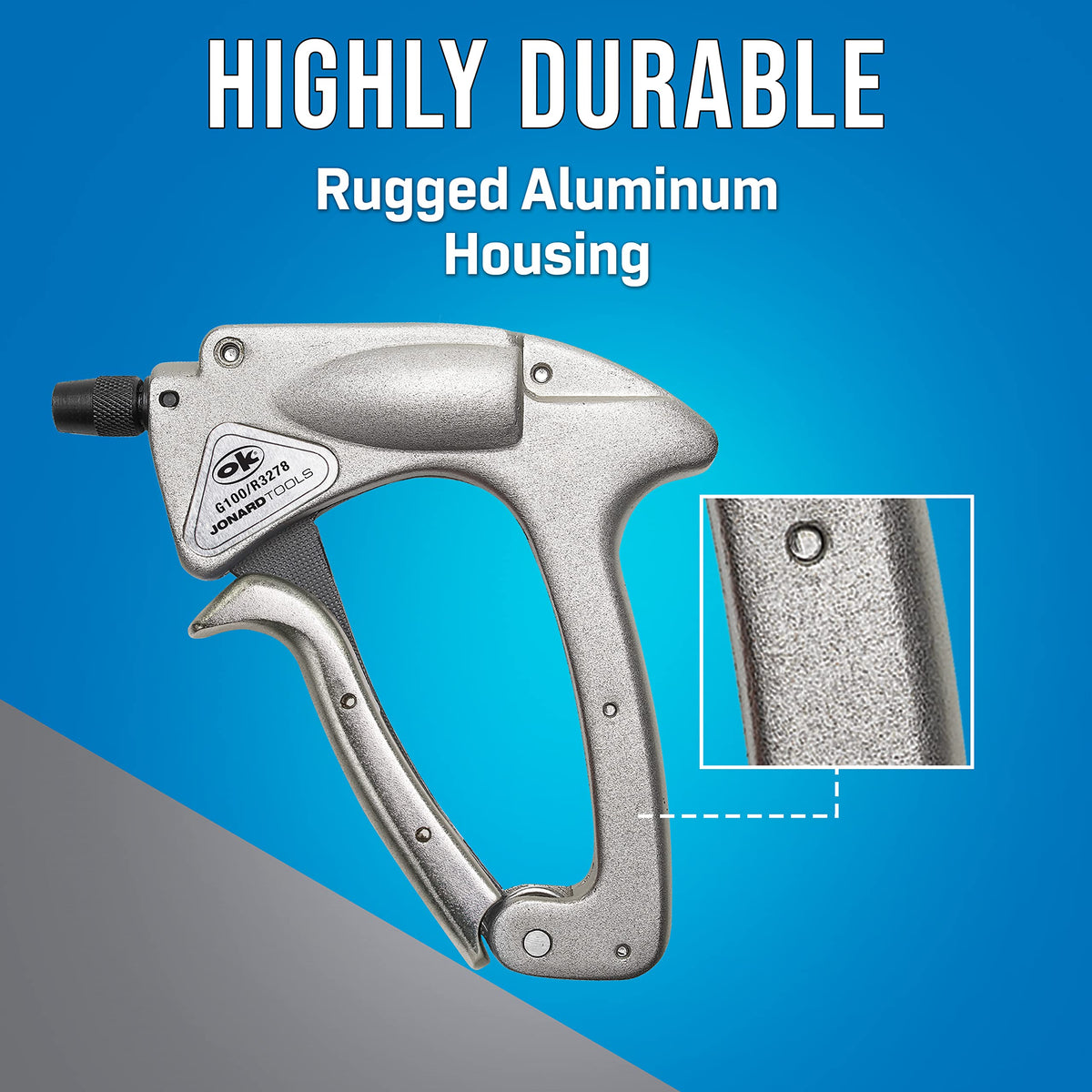 Jonard G100/R3278 Aluminum Manual Wire Wrapping Tool, 18 AWG (1.00mm) thru 32 AWG (0.20mm)