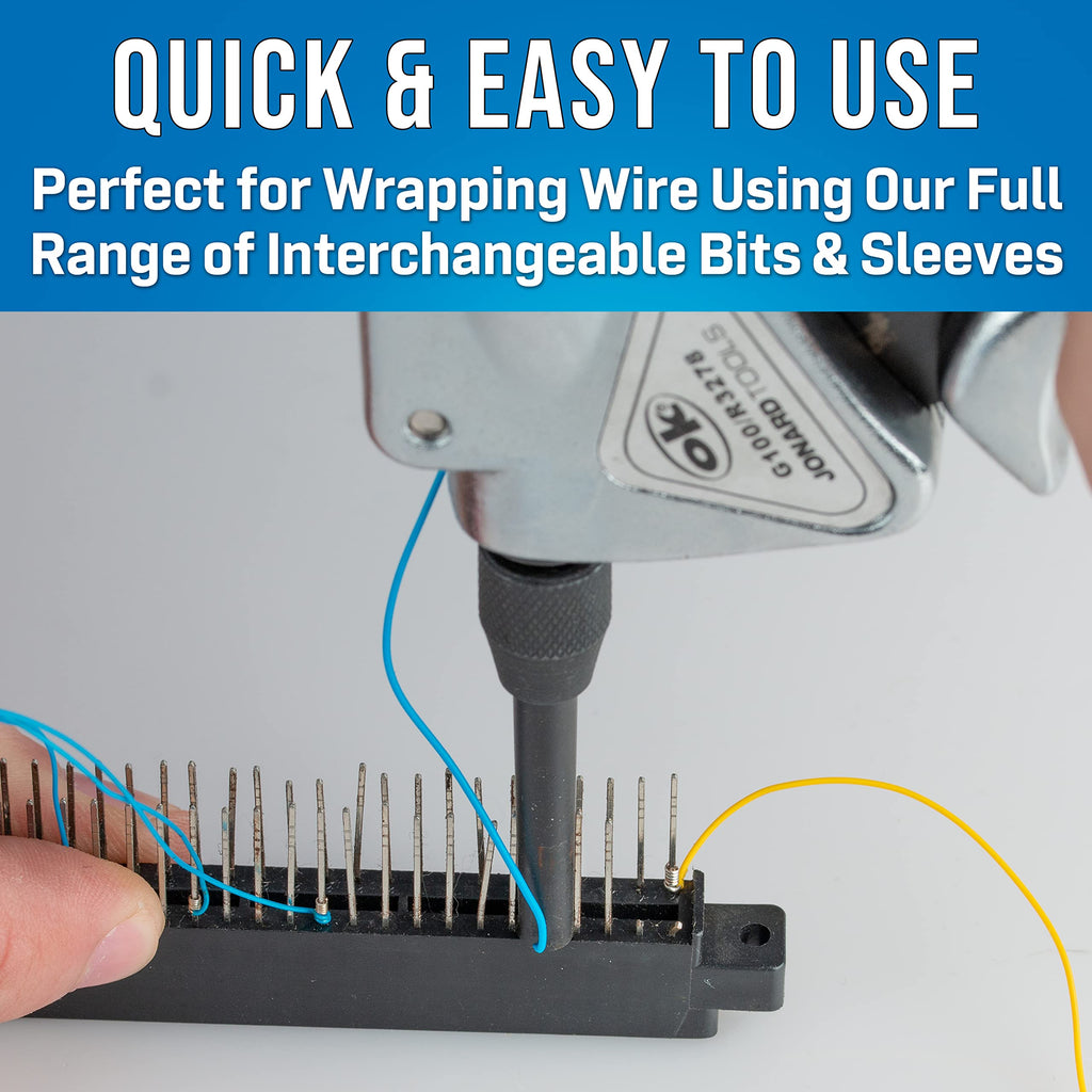 Jonard G100/R3278 Aluminum Manual Wire Wrapping Tool, 18 AWG (1.00mm) thru 32 AWG (0.20mm)