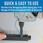 Jonard G100/R3278 Aluminum Manual Wire Wrapping Tool, 18 AWG (1.00mm) thru 32 AWG (0.20mm)