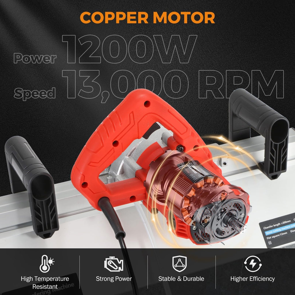 Tile Angle Cutting Machine,43 Degree Chamfering Tool, Electric Tile Bevel Cutter, for Ceramic Tile,Home Improvement