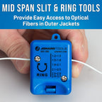 Jonard Tools TK-107B Backpack Fiber Optic Mid Span Slit & Ring Tool Kit (1.2 mm-18.2 mm)+