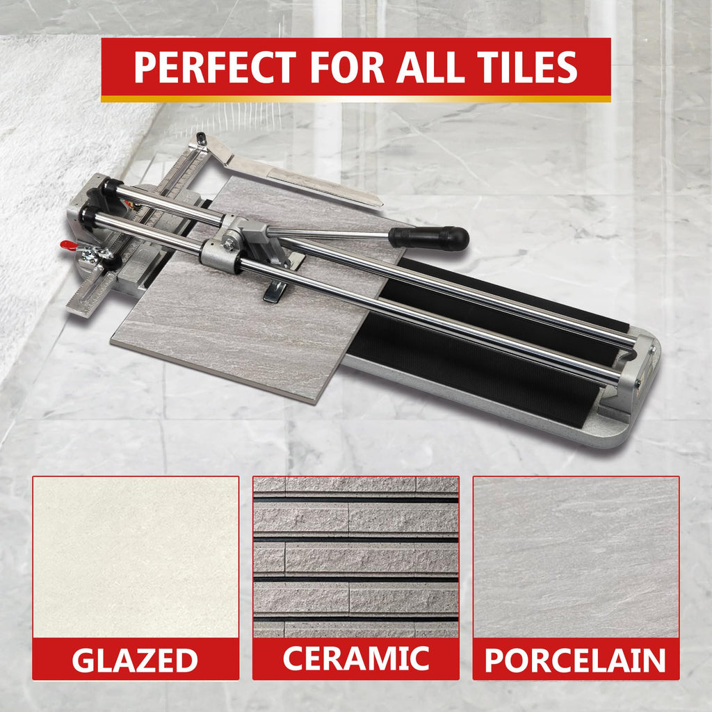 Professional Tile Cutter - 29" (755mm),Taiwan's Top 1 Pro Tile Cutter Brand,Strong Base, Precision Tungsten Carbide Cutting Wheel - Ideal for Porcelain Tiles in Precision Cutting Industry"