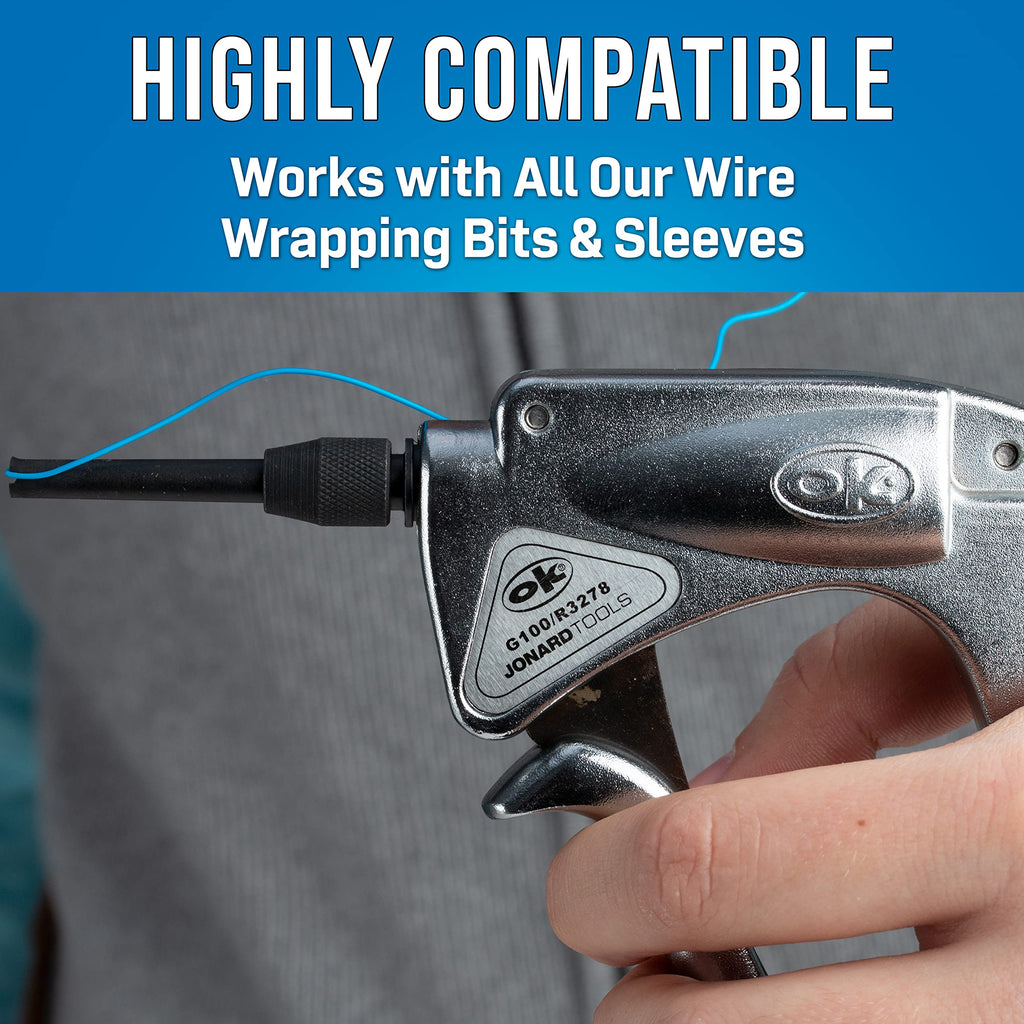 Jonard G100/R3278 Aluminum Manual Wire Wrapping Tool, 18 AWG (1.00mm) thru 32 AWG (0.20mm)