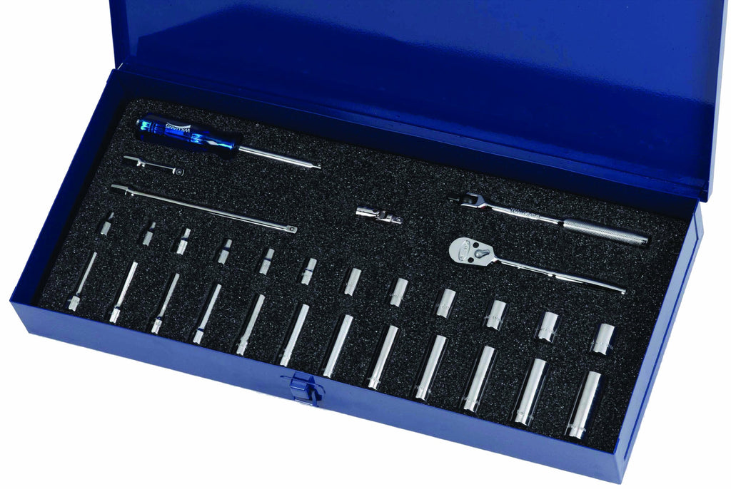 Williams MSM-30HFTB 30-Piece Metric Socket and Drive Tool Set with Toolbox