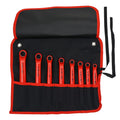 Wiha Insulated Box Wrench Set, 10 to 19mm, 8pc