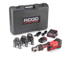 RIDGID 67183 Model RP 351 ProPress Standard Press Tool Kit with Battery, Charger, 1/2" to 1" Press Tool Jaws, and Carrying Case
