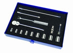 Williams WSM-15HFTB 15-Piece 1/4-Inch Drive Socket and Drive Tool Set with Toolbox