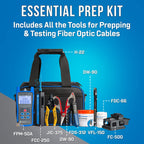 Jonard Tools TK-185 FTTH Prep Kit w/Power Meter, Fiber Cleaver, VFL, and More