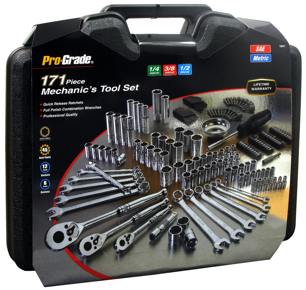 Pro-Grade 19037 171 piece Mechanic's Tool Set