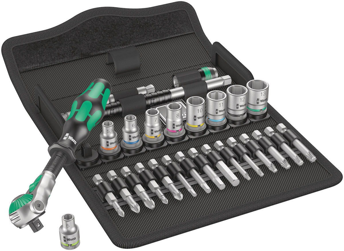 Wera 2go E 1 Tool set for electricians, 73 pieces
